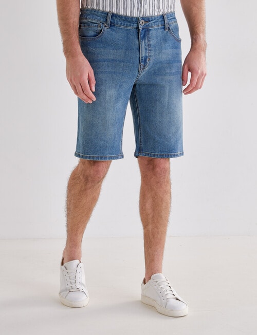 Chisel Extreme Stretch Shorts, Stonewash product photo