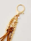 Whistle Accessories Feather Bag Charm, Gold Tone product photo View 03 S