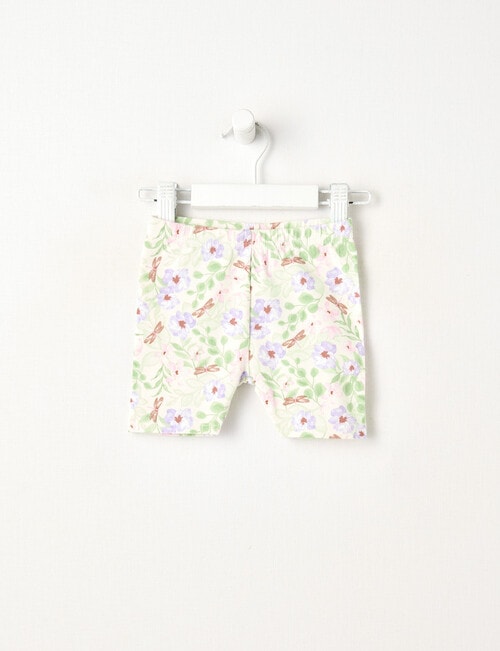 Teeny Weeny Play Time Dragon Fly Shorts, Cream product photo