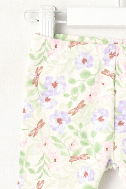 Teeny Weeny Play Time Dragon Fly Shorts, Cream product photo View 02 L