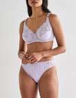 Caprice Cotton Underwire Bra, Orchid, A-D product photo View 03 S