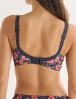 Caprice Cotton 030 Underwire Bra, Poppy, A-D product photo View 02 S