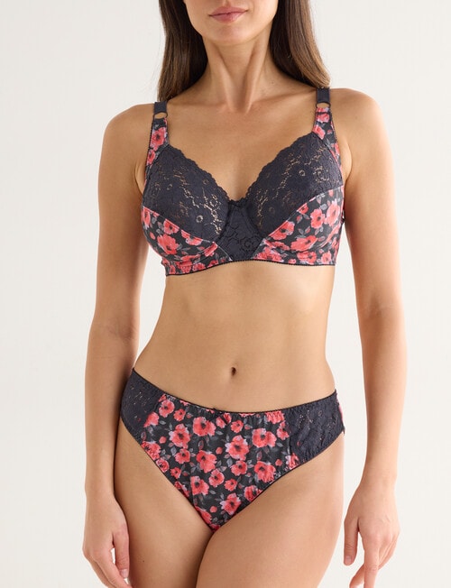 Caprice Cotton 030 Hikini Brief, Poppy product photo View 03 L