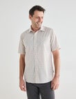 Chisel Mason Short Sleeve Shirt, Sand product photo View 05 S