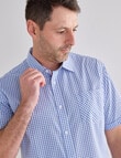 Chisel Mason Short Sleeve Shirt, Blue product photo