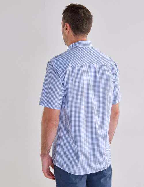 Chisel Mason Short Sleeve Shirt, Blue product photo View 02 L