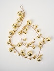 Christmas Shop Bauble Garland, Gold Tone product photo View 02 S