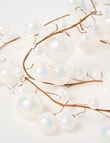 Christmas Shop Bauble Garland, White Tone product photo View 03 S