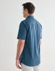 Chisel Ditsy Short Sleeve Shirt, Blue product photo View 02 S