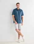 Chisel Ditsy Short Sleeve Shirt, Blue product photo View 03 S