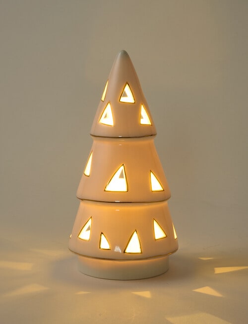 Christmas Shop Ceramic LED Tree, Large product photo View 02 L