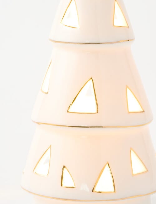 Christmas Shop Ceramic LED Tree, Large product photo View 03 L