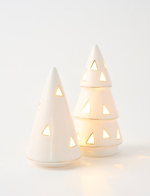 Christmas Shop Ceramic LED Tree, Large product photo View 04 L