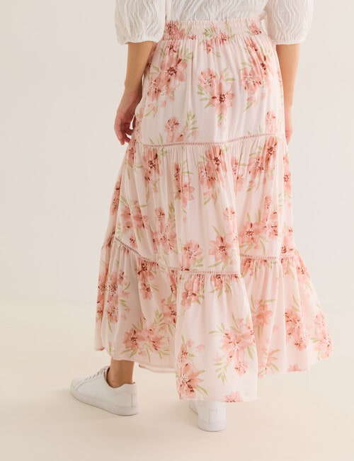 Whistle Tiered Detail Skirt, Floral product photo View 02 L