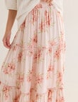 Whistle Tiered Detail Skirt, Floral product photo View 04 S