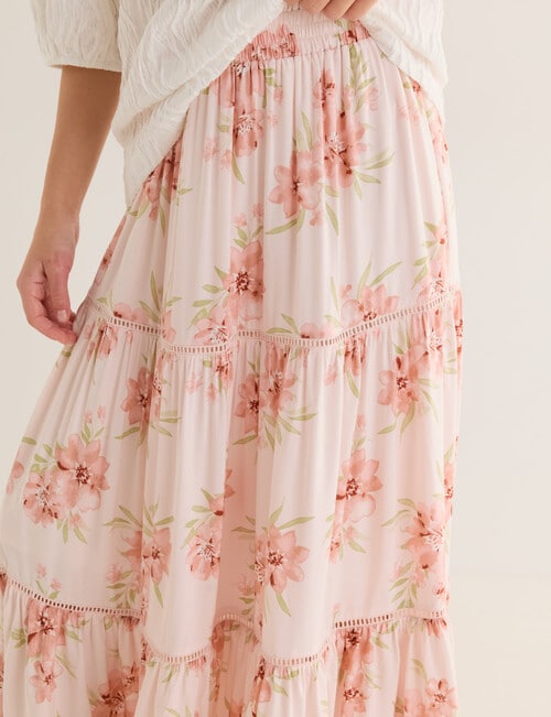 Whistle Tiered Detail Skirt, Floral product photo View 04 L
