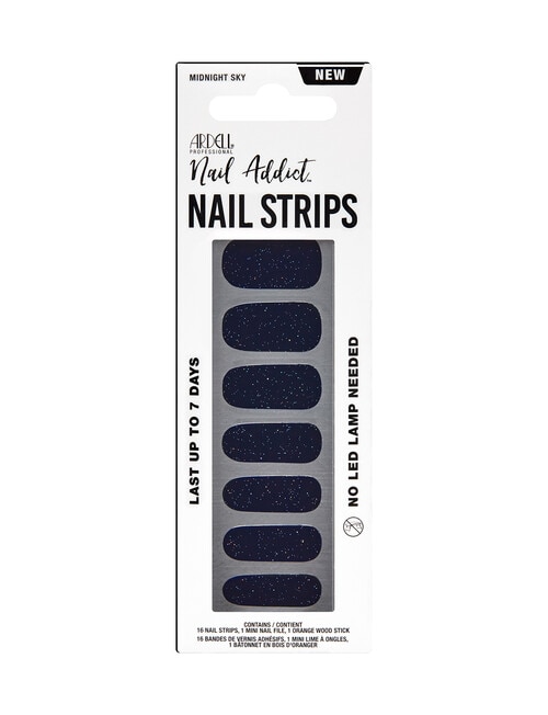 Ardell Nail Addict Strips, Midnight Sky product photo