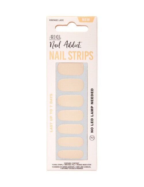 Ardell Nail Addict Strips, Vintage Lace product photo