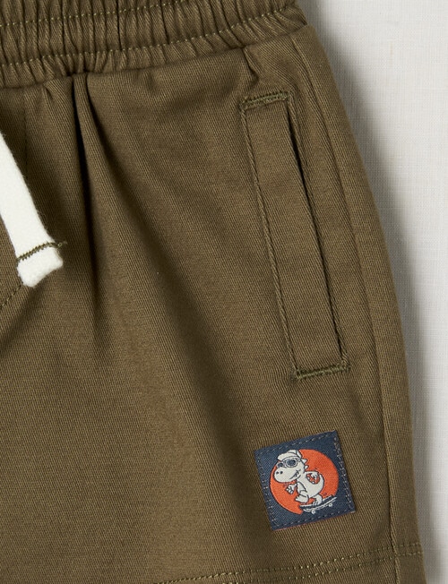 Teeny Weeny Woven Short, Khaki product photo View 03 L