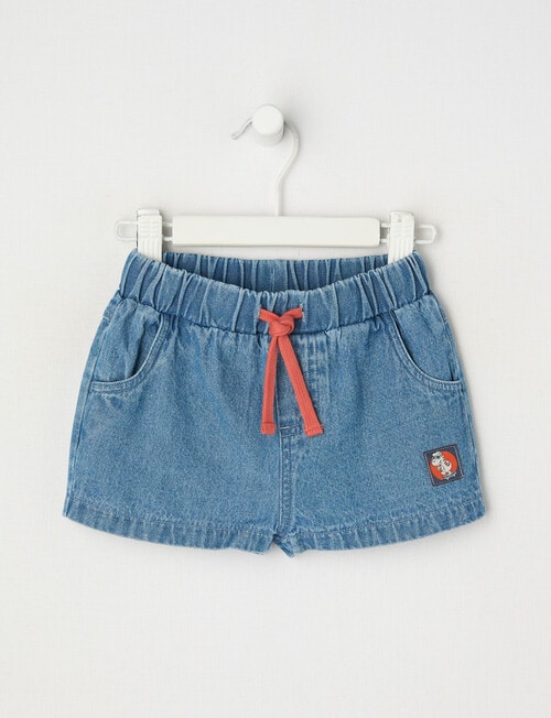 Teeny Weeny Woven Short, Denim Blue product photo