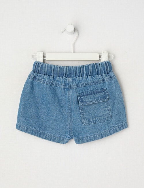 Teeny Weeny Woven Short, Denim Blue product photo View 02 L