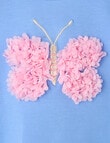 Teeny Weeny Play Time Butterfly Puff-Sleeve Tee, Iceberg product photo View 02 S