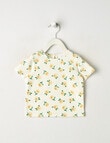 Teeny Weeny Play Time Daisy Short-Sleeve Tee, White product photo