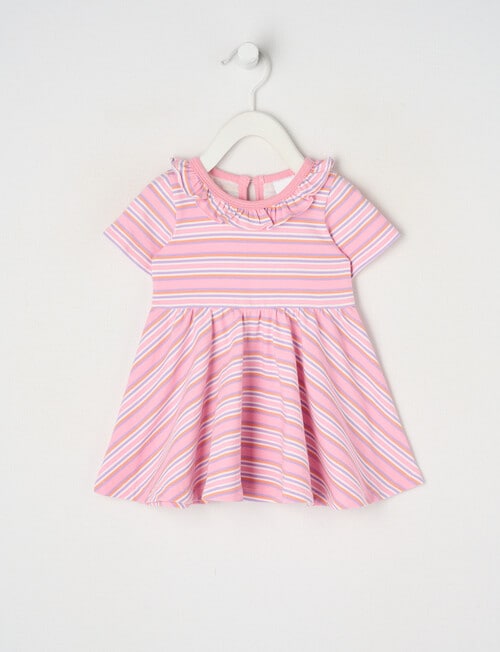 Teeny Weeny Play Time Stripe Dress, Pink product photo