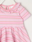 Teeny Weeny Play Time Stripe Dress, Pink product photo View 02 S