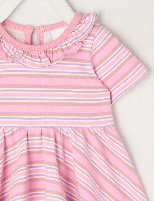 Teeny Weeny Play Time Stripe Dress, Pink product photo View 02 L