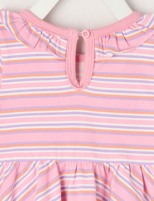 Teeny Weeny Play Time Stripe Dress, Pink product photo View 03 L