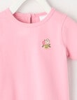 Teeny Weeny Play Time Short-Sleeve Tee, Powder Pink product photo View 03 S