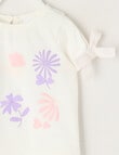 Teeny Weeny Play Time Bow Short-Sleeve Tee, White product photo View 03 S