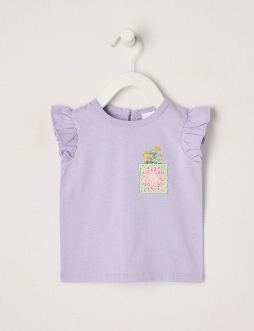 Teeny Weeny Play Time Frill Tee, Purple product photo