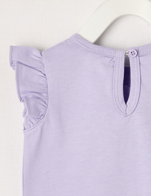 Teeny Weeny Play Time Frill Tee, Purple product photo View 02 L
