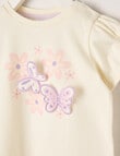 Teeny Weeny Play Time Butterfly Tee, Natural product photo View 02 S