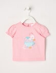 Teeny Weeny Play Time Mouse Tee, Pink product photo