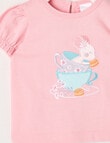 Teeny Weeny Play Time Mouse Tee, Pink product photo View 03 S