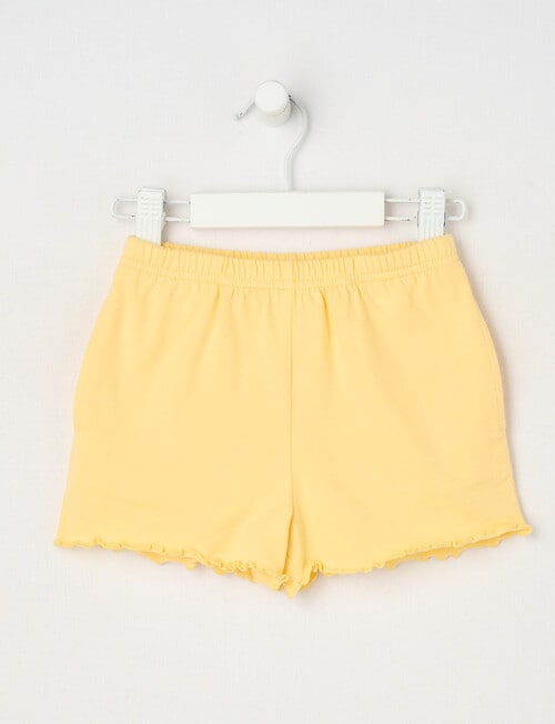 Teeny Weeny Play Time Knit Shorts, Sunbeam product photo