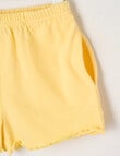 Teeny Weeny Play Time Knit Shorts, Sunbeam product photo View 02 S