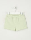 Teeny Weeny Play Time Knit Shorts, Light Green product photo