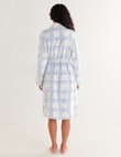 Zest Sleep Check Robe, 8-22, Light Blue product photo View 02 S