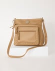 Boston + Bailey Zips Shoulder Bag, Buff product photo