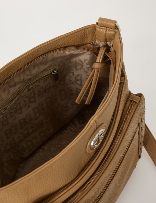 Boston + Bailey Zips Shoulder Bag, Buff product photo View 06 L