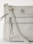Boston + Bailey Zips Shoulder Bag, Grey product photo View 03 S