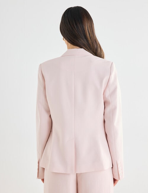 Whistle Single Breasted Blazer, Blush Pink product photo View 02 L