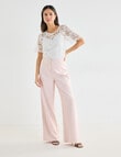 Whistle Wide Leg Fashion Pant, Blush Pink product photo View 05 S