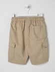Mac & Ellie Woven Cargo Shorts, Stone product photo View 02 S