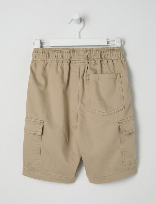 Mac & Ellie Woven Cargo Shorts, Stone product photo View 02 L