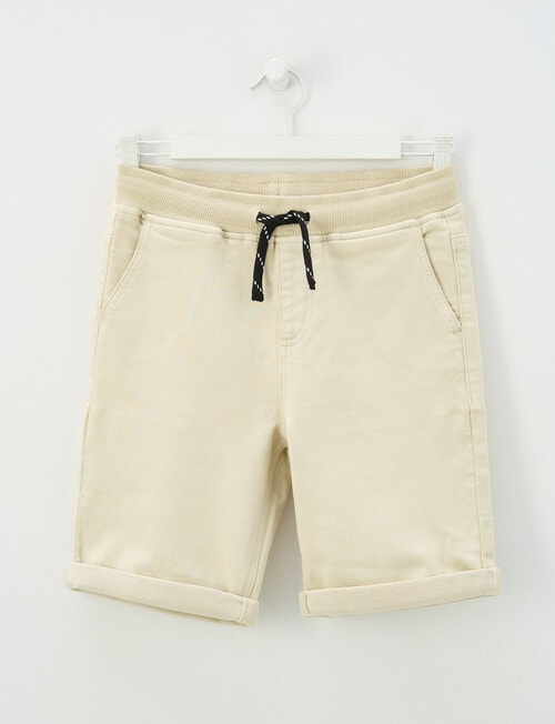 No Issue Rib Waist Short, Stone product photo